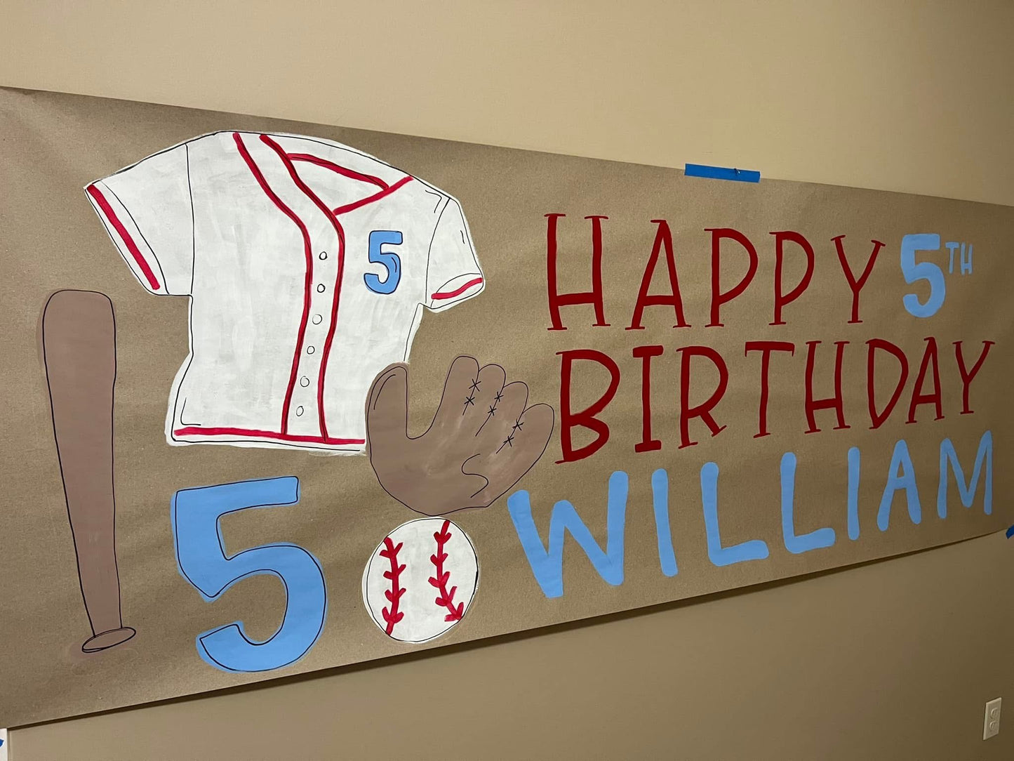 Custom Birthday Banner for Any Theme | Hand-Painted Party Backdrop | Personalized Butcher Paper Banner | Fast Shipping