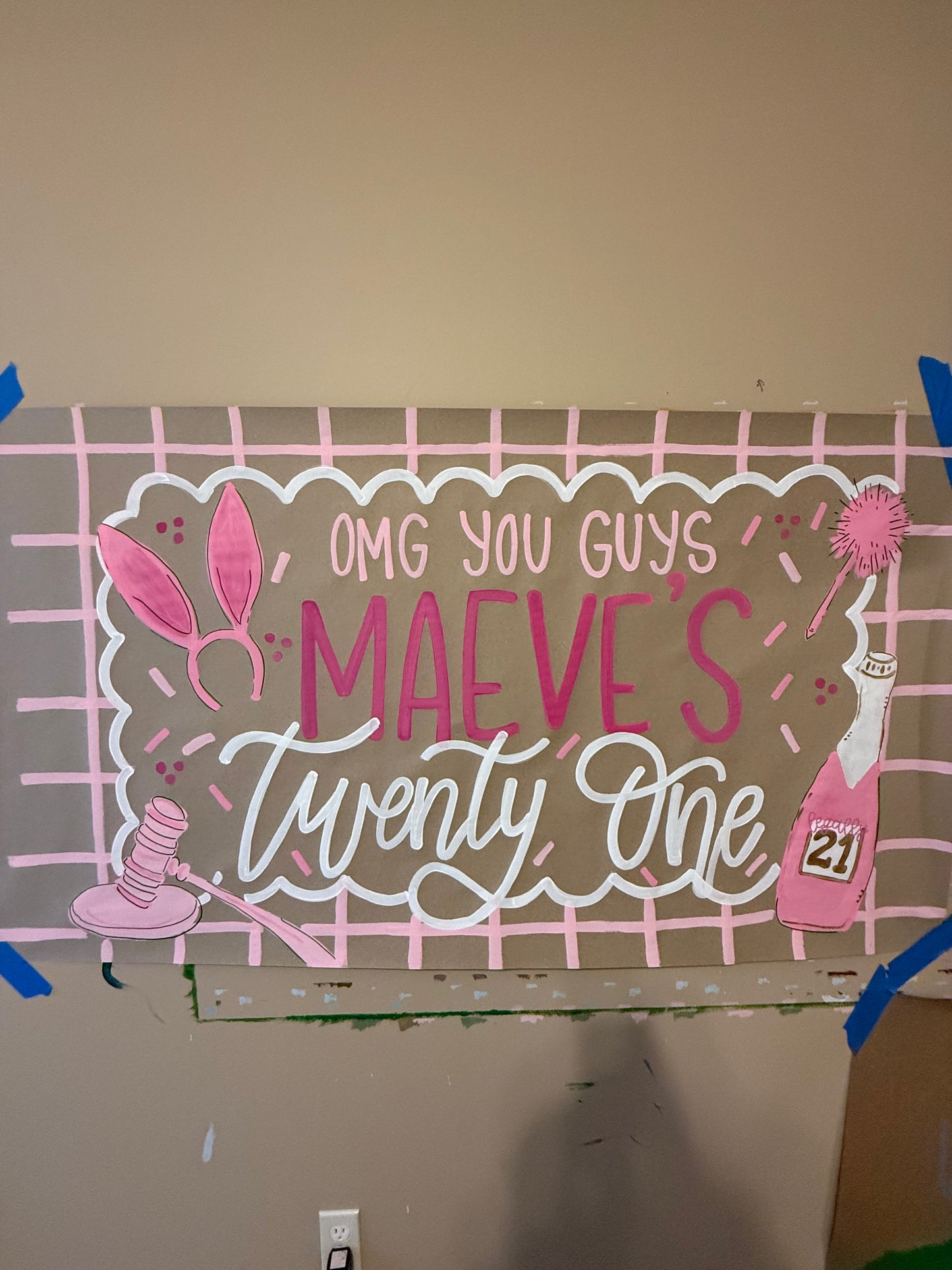 Custom Birthday Banner for Any Theme | Hand-Painted Party Backdrop | Personalized Butcher Paper Banner | Fast Shipping