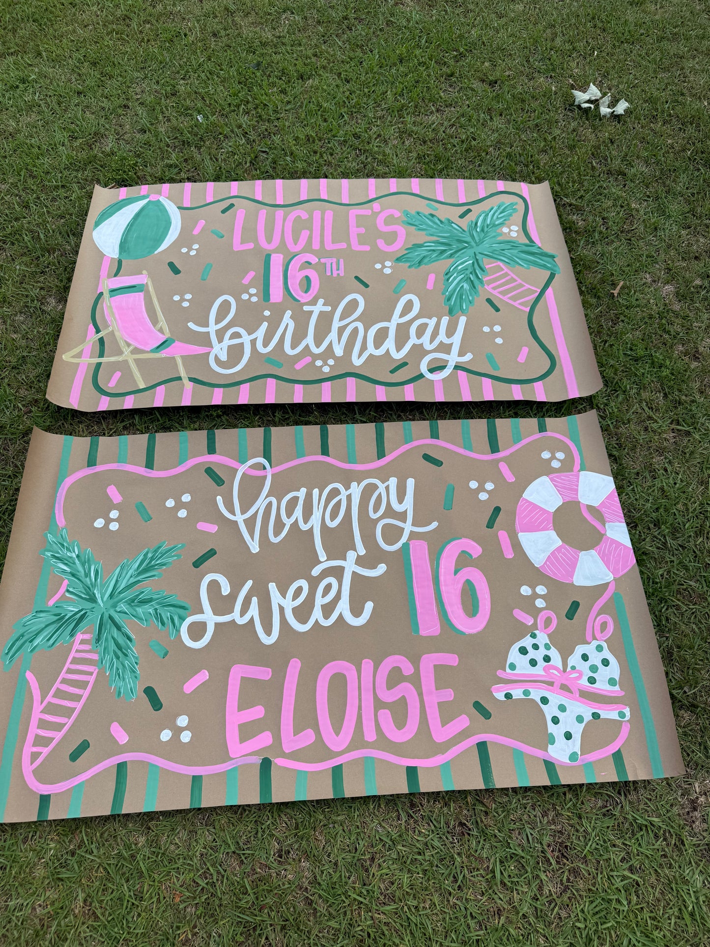 Custom Birthday Banner for Any Theme | Hand-Painted Party Backdrop | Personalized Butcher Paper Banner | Fast Shipping