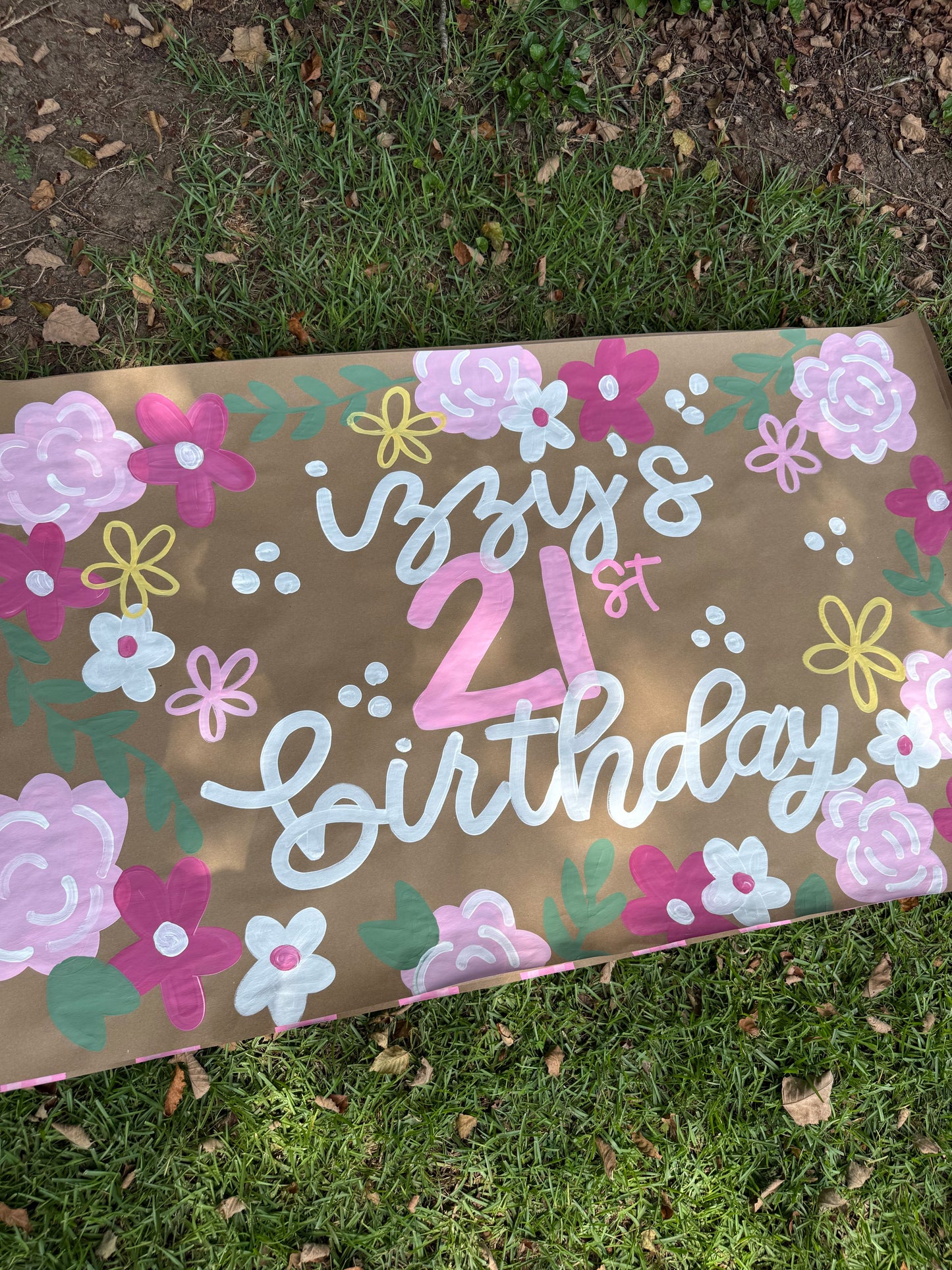 Custom Birthday Banner for Any Theme | Hand-Painted Party Backdrop | Personalized Butcher Paper Banner | Fast Shipping