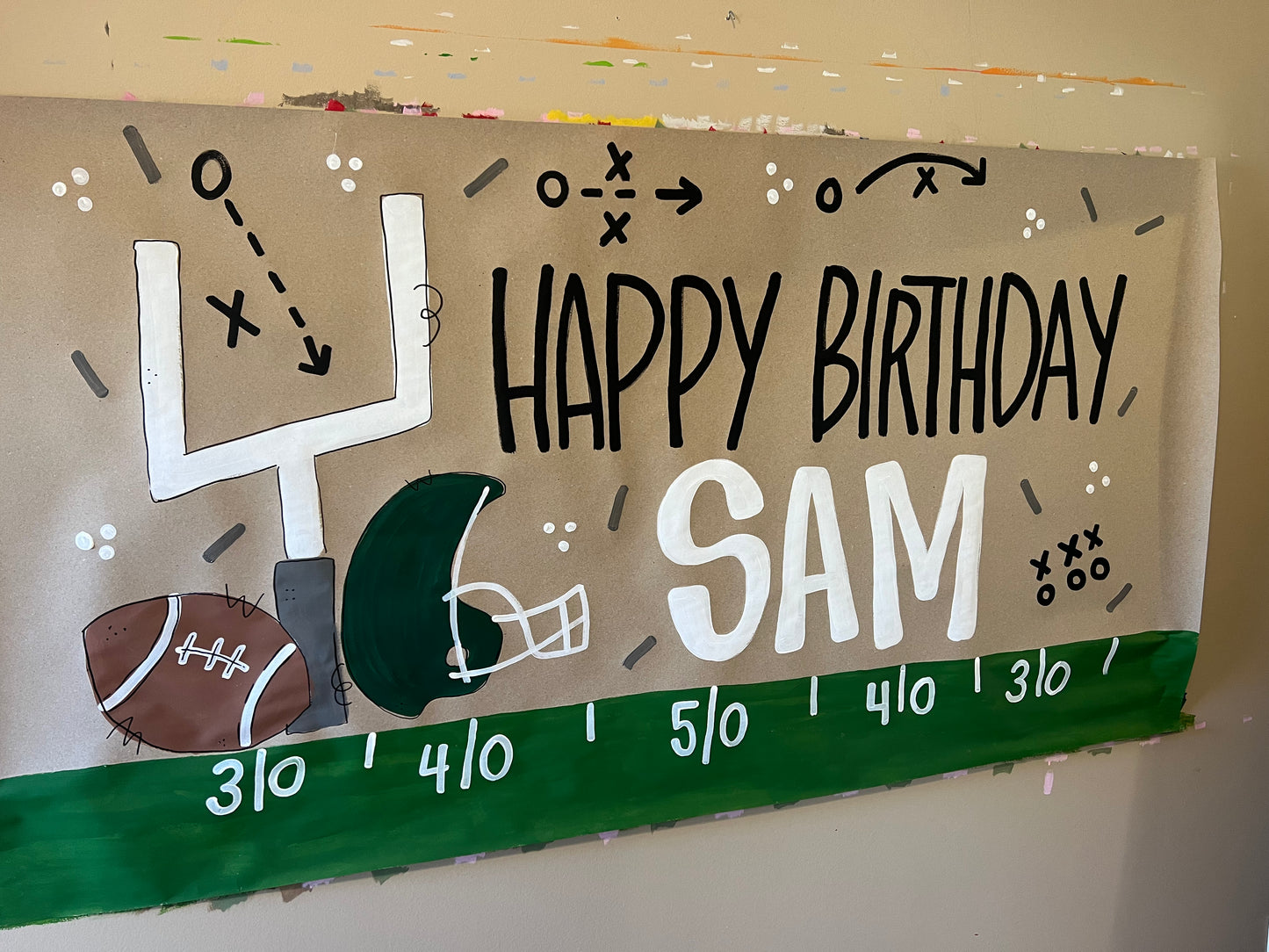 Custom Birthday Banner for Any Theme | Hand-Painted Party Backdrop | Personalized Butcher Paper Banner | Fast Shipping