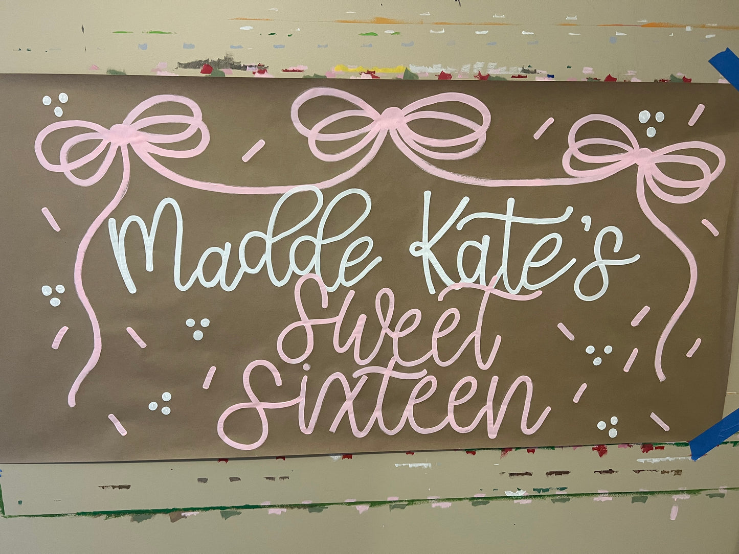 Custom Birthday Banner for Any Theme | Hand-Painted Party Backdrop | Personalized Butcher Paper Banner | Fast Shipping
