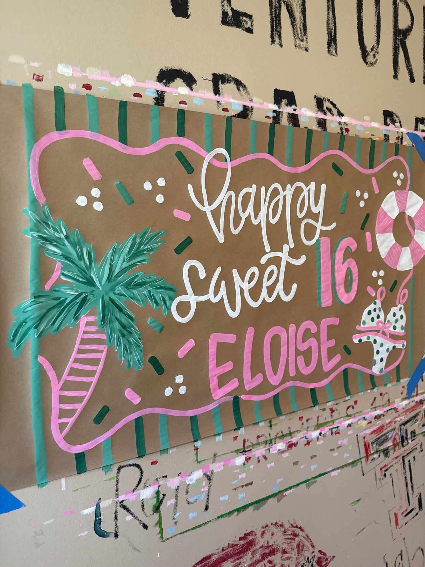 Custom Birthday Banner for Any Theme | Hand-Painted Party Backdrop | Personalized Butcher Paper Banner | Fast Shipping