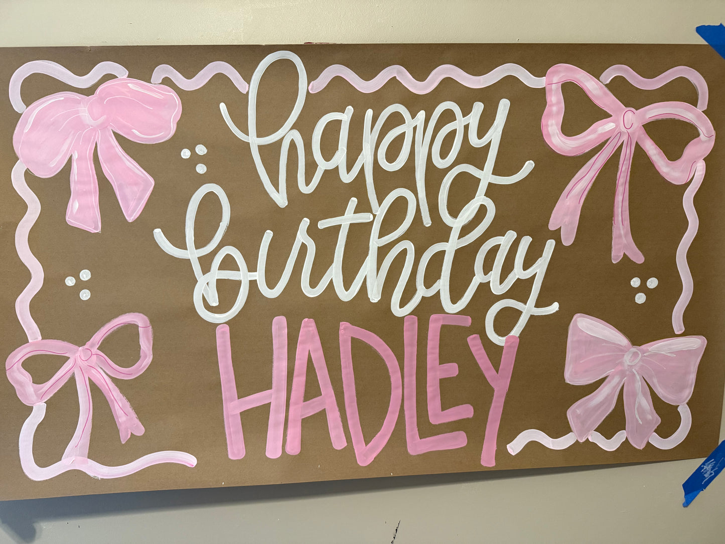 Custom Birthday Banner for Any Theme | Hand-Painted Party Backdrop | Personalized Butcher Paper Banner | Fast Shipping