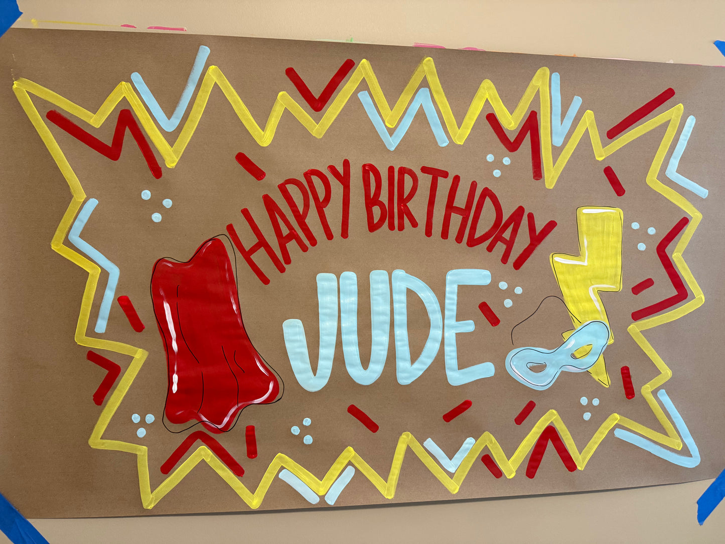 Custom Birthday Banner for Any Theme | Hand-Painted Party Backdrop | Personalized Butcher Paper Banner | Fast Shipping