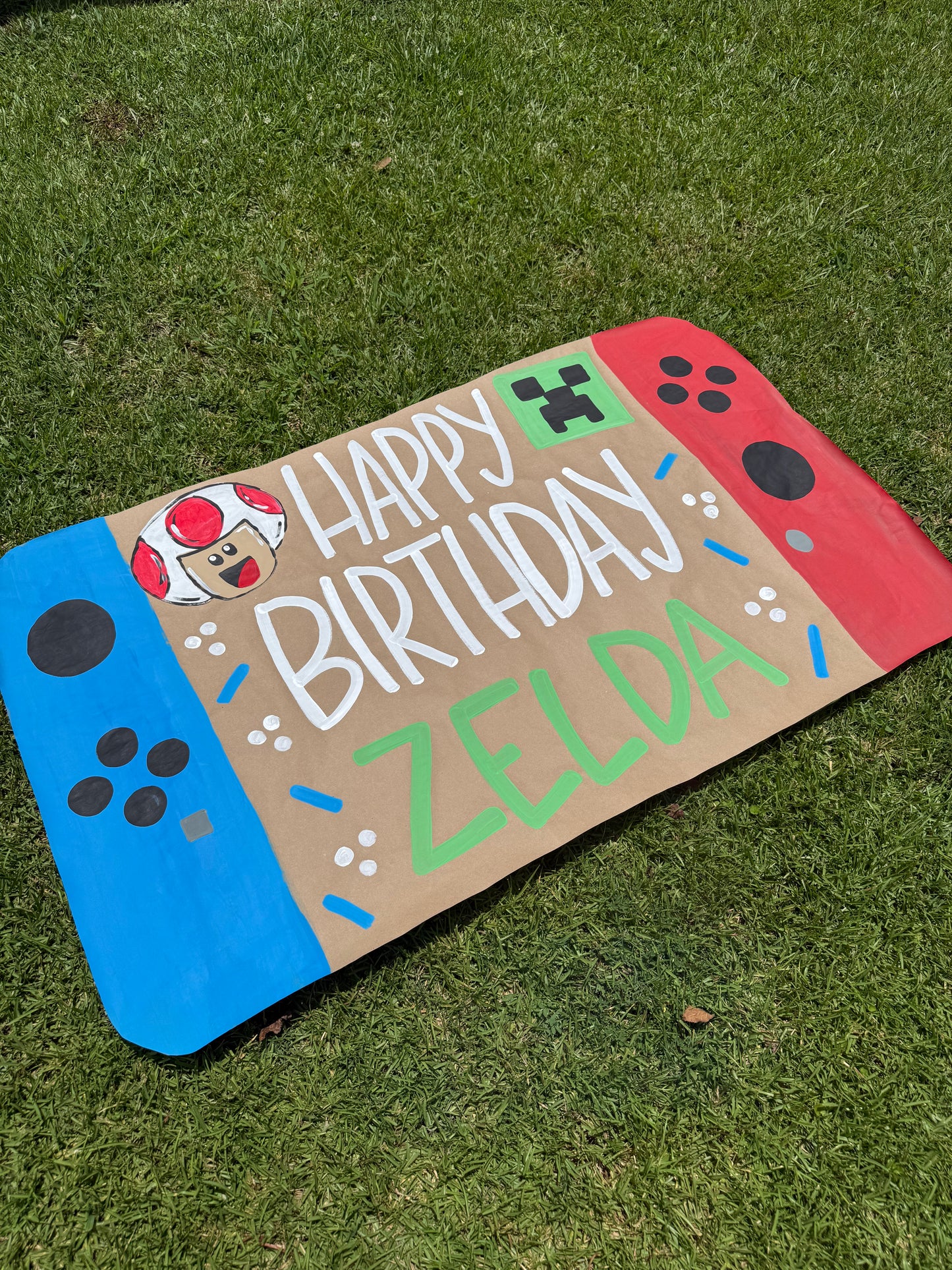 Custom Birthday Banner for Any Theme | Hand-Painted Party Backdrop | Personalized Butcher Paper Banner | Fast Shipping