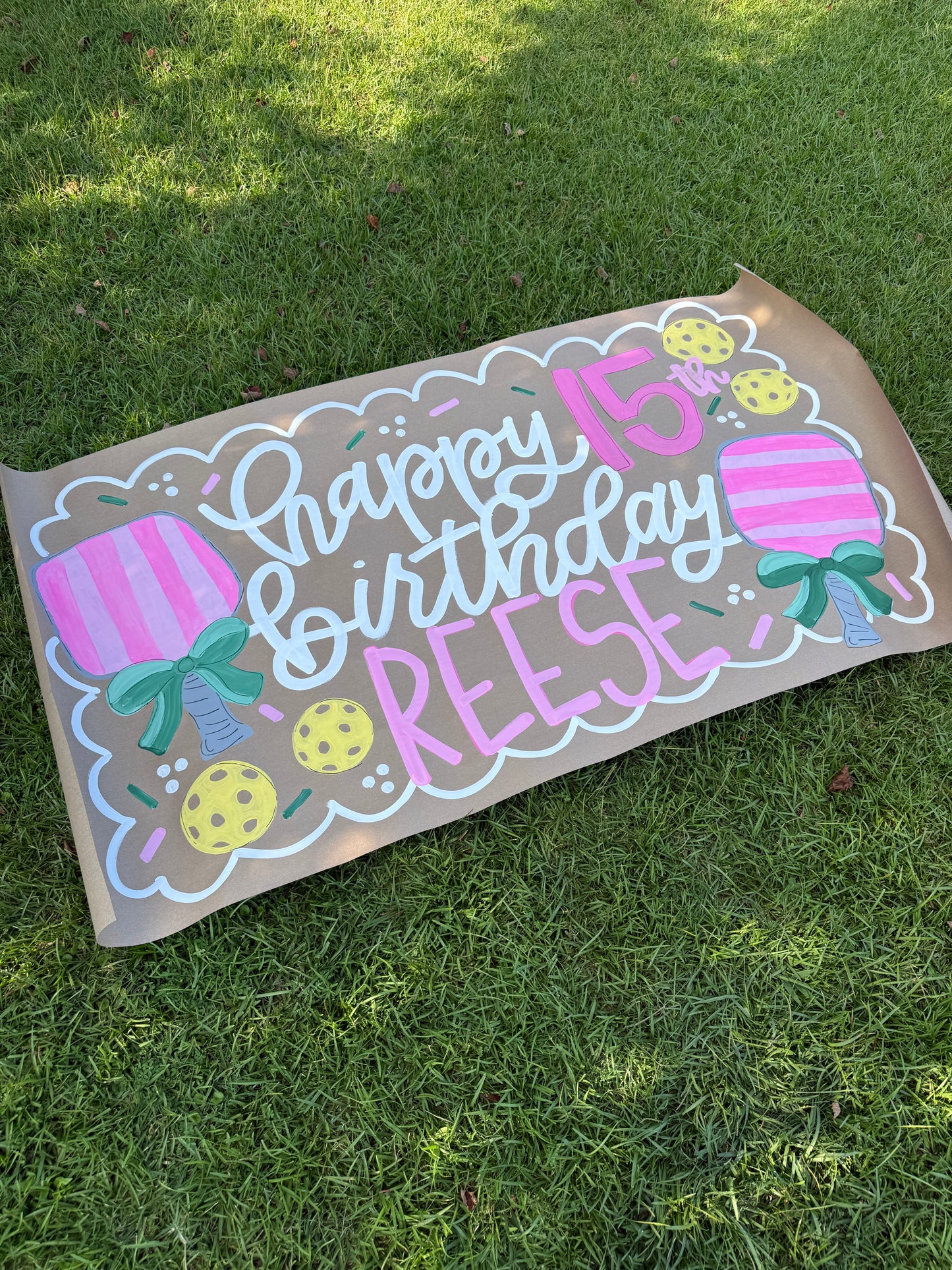 Custom Birthday Banner for Any Theme | Hand-Painted Party Backdrop | Personalized Butcher Paper Banner | Fast Shipping