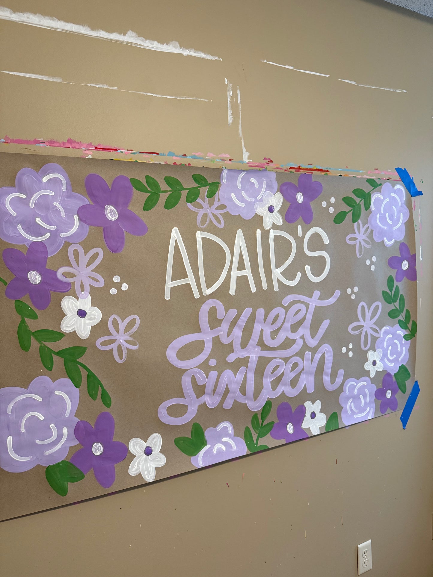 Custom Birthday Banner for Any Theme | Hand-Painted Party Backdrop | Personalized Butcher Paper Banner | Fast Shipping